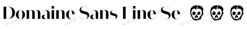Domaine Sans Fine Se字体转换